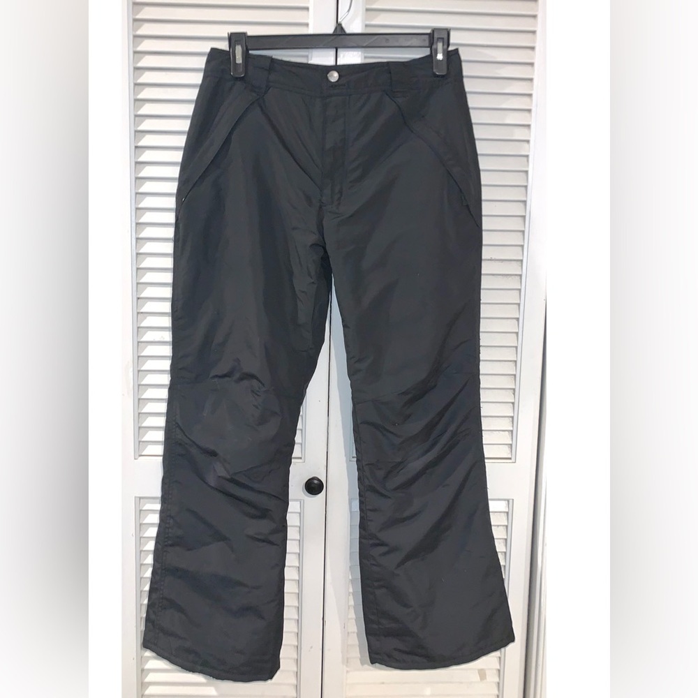Sportscaster Black Ski Snow Pants adjustable waist Women’s Medium